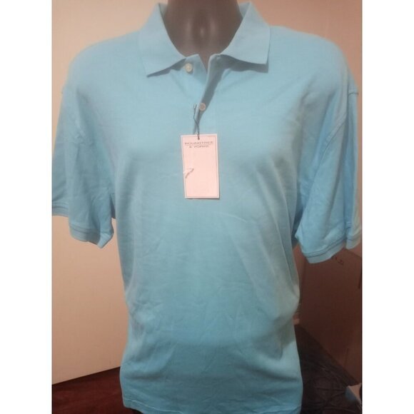 Roundtree & Yorke Other - Roundtree & Yorke Silky Finish Collection Size XL Polo Shirt Short Sleeve NWT